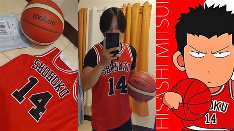 High Quality Slam Dunk Shohoku 14 Basketball Jersey Hisashi Mitsui