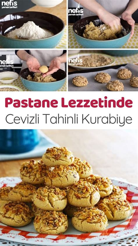 Tahinli Kurabiye Tarifi Resimli