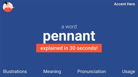 Pennant Meaning And Pronunciation Youtube