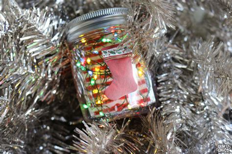 Mason Jar Gift Card Holder With Lights Crafty Chica