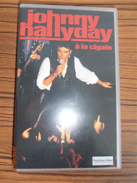 Johnny Hallyday A La Cigale Cassette Vhs Eur Picclick Fr