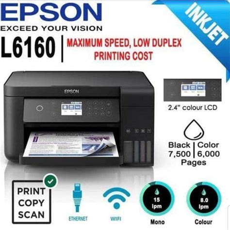 Printer Epson L6160 All In One Wifi Duplex Print Lazada Indonesia