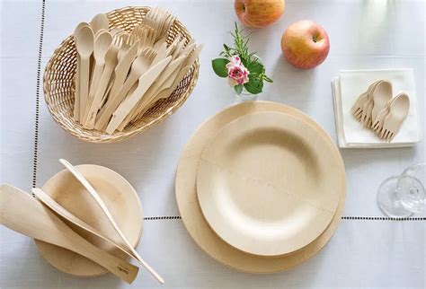 Disposable Eco Friendly Cutlery Bamboo Plate Set Buy Bamboo Plate