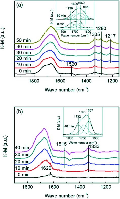 In Situ Drift Spectra Of Crox C A Nh Reacted With Pre Absorbed