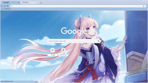 Kokomi Theme Genshin Impact Chrome Theme Themebeta