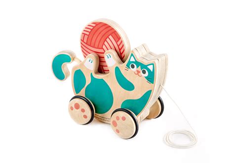 Roll And Rattle Kitten Hape Playwell Canada Toy Distributor