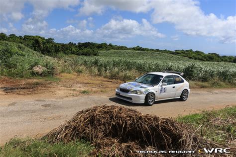 Reid Randy Reid Romario Honda Civic SOL Rally Barbados 2023