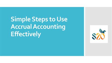 PPT Simple Steps To Use Accrual Accounting Effectively PowerPoint