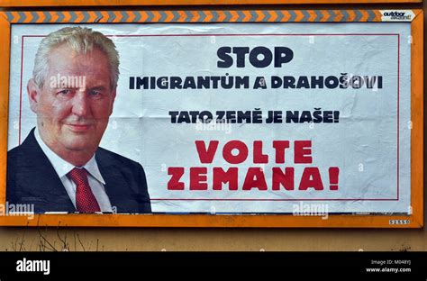 The Friends Of Milos Zeman Association Has Published An Advertisement