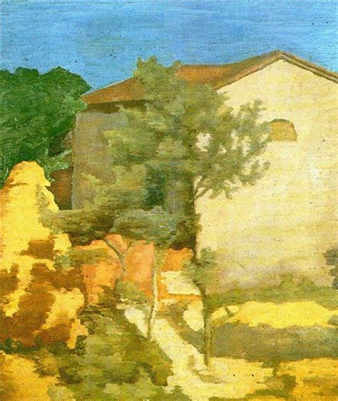 Giorgio Morandi Landscape 1928 | Landscape paintings, Abstract art painting, Architecture painting