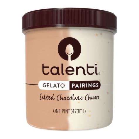 Talenti Gelato Pairings Salted Chocolate Churro Foodland