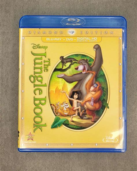 The Jungle Book Two Disc Diamond Edition Blu Ray Dvd Digital Copy