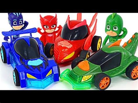 Pj Masks Lighting Glow Wheelers Cat Car Gekko Mobile Owl Glider Go