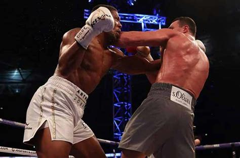 El Wladimir Klitschko Vs Anthony Joshua El Mejor Combate Del 2017