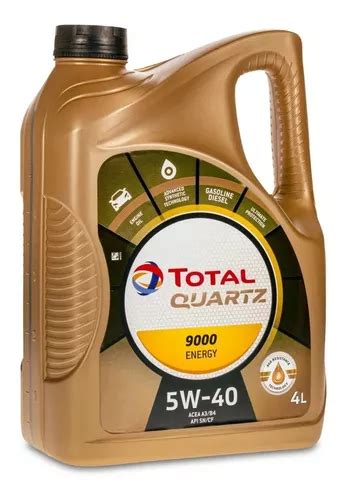 Aceite Para Motor Total Quartz W X Litros Sint Tico