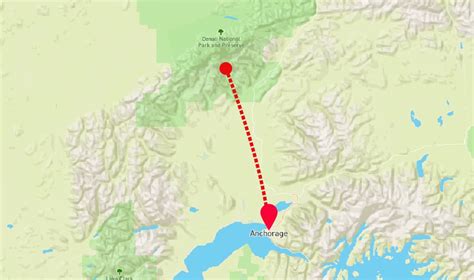 Stampede Trail Denali National Park Map