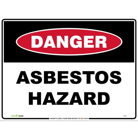 Danger Asbestos Hazard Sitemax