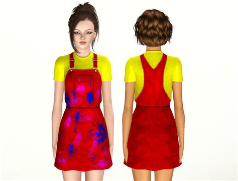 Painters Overall Dress Nygirl Sims