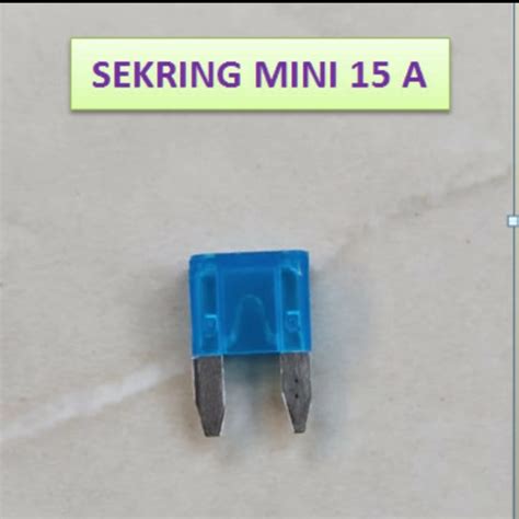 Jual Sekring Sekering Tancap Auto Fuse 15A 15 A Mini Kecil Jakarta