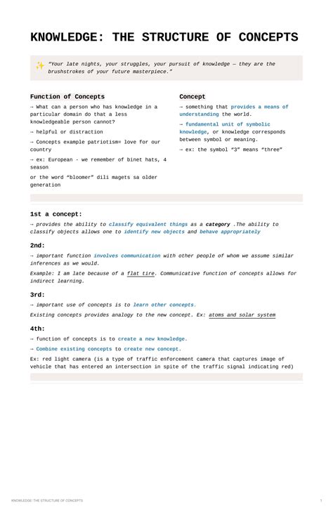 Solution Psychology Knowledge The Structure Of Concepts In Cognitive