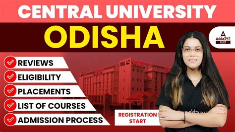 Central University Of Odisha Admission Eligibility List Of