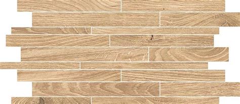 Mosaïque MURETTO en grès cérame effet bois NOVABELL ARTWOOD Honey L 60