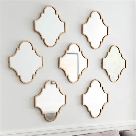 StyleWell Small Ornate Gold Classic Accent Mirror Set Of 3 17MJKC2277