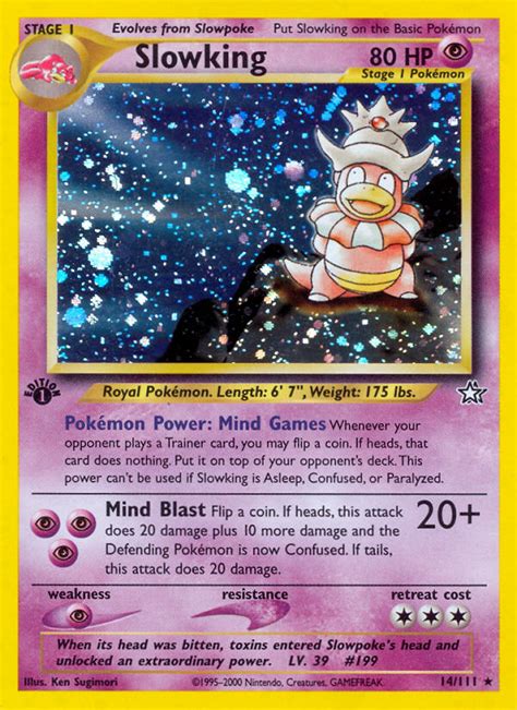 Slowking 14 Neo Genesis 2000 Pokemon Card