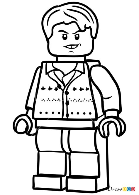 How To Draw Neville Longbottom Lego Harry Potter