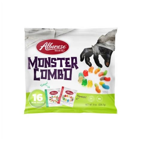 Albanese Monster Combo Sweet Sour Gummies Oz Kroger