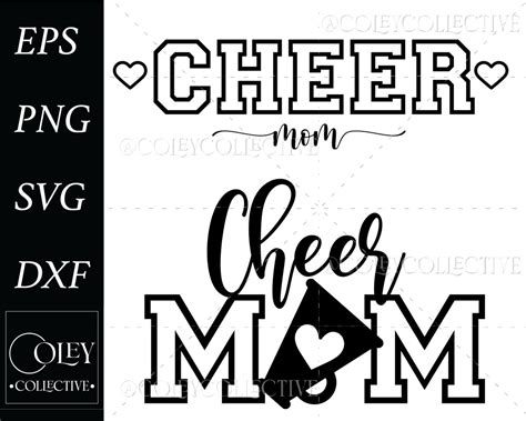 Cheer Mom Shirt Png Bundle Cheer Mom Svg Bundle Cheer Leader Etsy