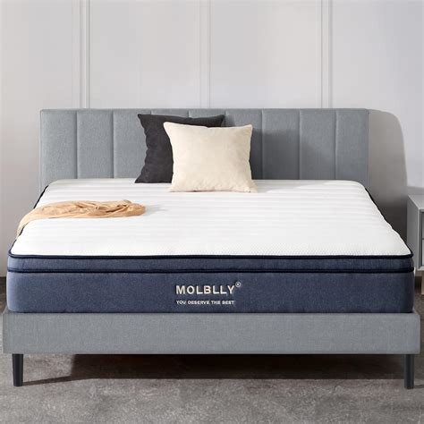 Molblly 12 Inch King Mattress Individually Wrapped Coils