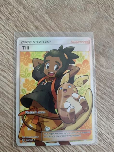 CARTE POKÉMON TILI 144 145 Soleil Lune Gardiens Ascendants FR EUR 13