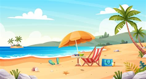 Cartoon Beach Scene Images – Browse 28,347 Stock Photos, Vectors, and ...