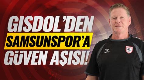 Marcus Gisdol dan Samsunspor a güven aşısı samsunspor YouTube