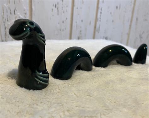 Vintage Aviemore Loch Ness Nessie Monster Ceramic Figurine Pottery