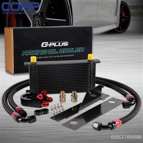 19 Row AN10 Racing Engine Oil Cooler Kit For 01 05 Subaru Impreza WRX