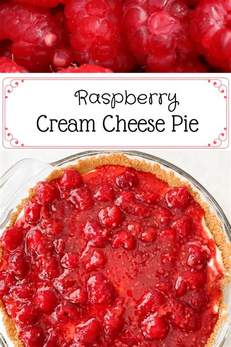 Easy No Bake Raspberry Cream Cheese Pie - The Keele Deal