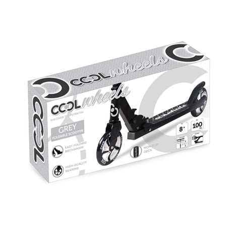 Cool Wheels Tekerlekli Katlan R Scooter Ya Gri Civilim