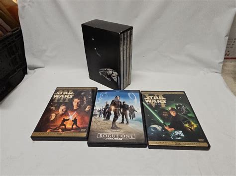 STAR WARS TRILOGY DVD ROGUE ONE RETURN JEDI REVENGE OF SITH EBay