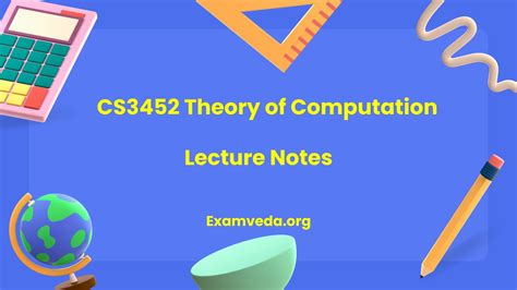 PDF CS3452 Theory Of Computation Books Lecture Notes Study Material