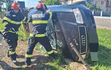 ACUM Accident GRAV în Argeş Un AUDI s a făcut ZOB Ziarul Top