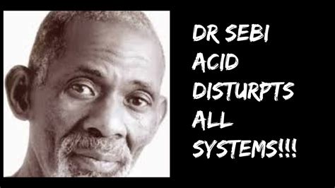 Dr Sebi Avoids What Disrupts The Body Youtube