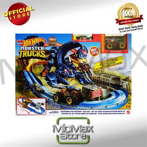 Hotwheels Hot Wheels Monster Trucks Scorpion Sting Raceway Shopee