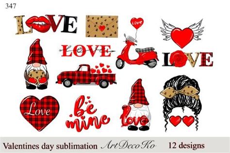 Valentine Sublimation Bundle Valentine Graphic By ArtDekoCo Creative