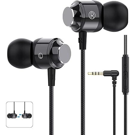 Ludos Ergo Auricolari In Ear Cuffie Cuffiette Con Filo E Microfono