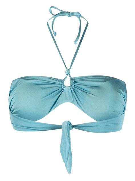 MC2 Saint Barth Gathered Detail Bikini Top Farfetch