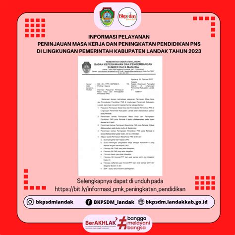 Informasi Pelayanan Peninjauan Masa Kerja Dan Peningkatan Pendidikan