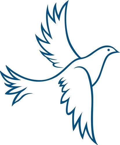 Doves Outline - ClipArt Best