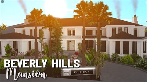 Beverly Hills Mansion Bloxburg Speedbuild Trending Bloxburg Roblox